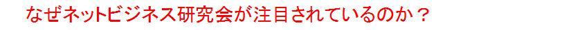 なぜネットビジネス研究会が注文されているのか？